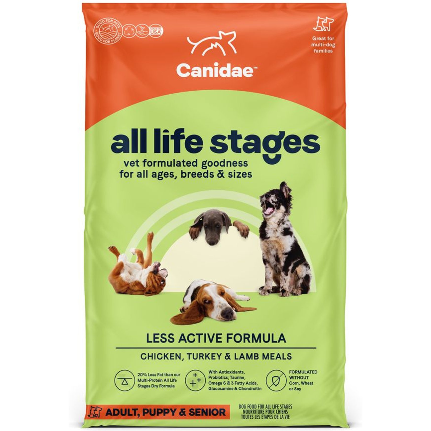 CANIDAE All Life Stages Less Active Chicken Turkey Lamb Meal