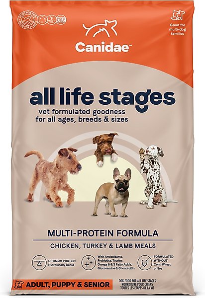 CANIDAE All Life Stages Chicken, Turkey & Lamb Formula Dry Dog Food, 44-lb bag slide 1 of 9