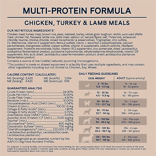 CANIDAE All Life Stages Multi-Protein Formula Dry Dog Food, 40-lb bag