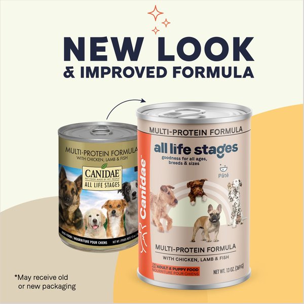 CANIDAE All Life Stages Chicken, Lamb & Fish Formula Canned Dog Food