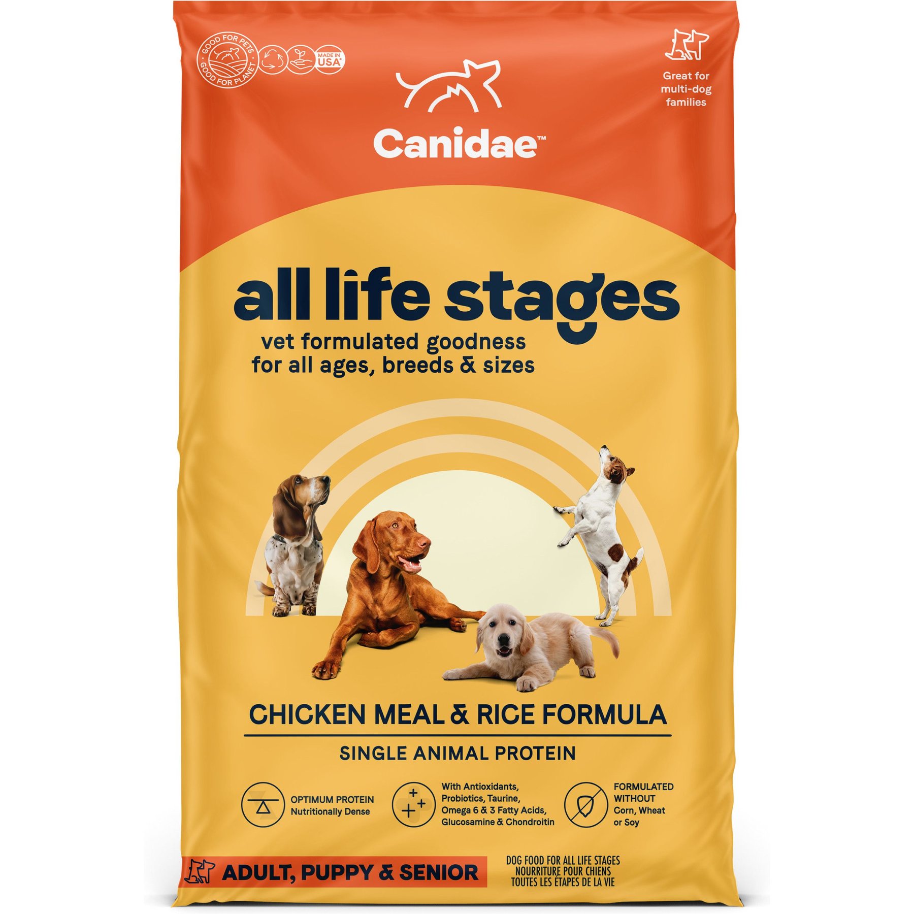 CANIDAE All Life Stages Chicken Meal Rice Formula Dry Dog Food