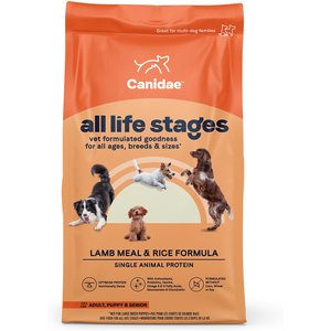 CANIDAE All Life Stages Lamb Meal & Rice Formula Dry Dog Food, 15-lb bag