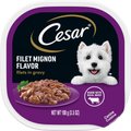 Cesar Filets in Gravy Filet Mignon Flavor Small Breed Adult Wet Dog Food Trays, 3.5-oz, case of 24