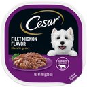 Cesar Filets in Gravy Filet Mignon Flavor Small Breed Adult Wet Dog Food Trays, 3.5-oz, case of 24