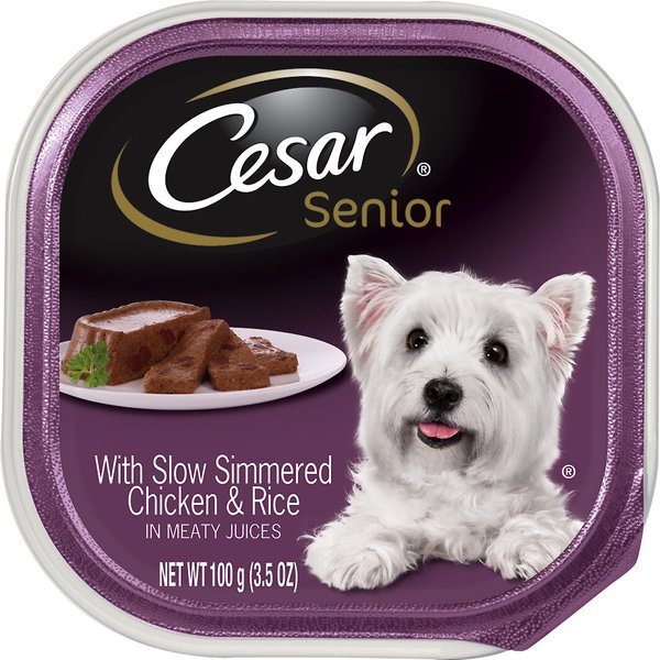 Caesars senior hot sale dog food