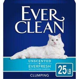 Ever Clean Everfresh Unscented Clumping Clay Cat Litter, 25-lb box