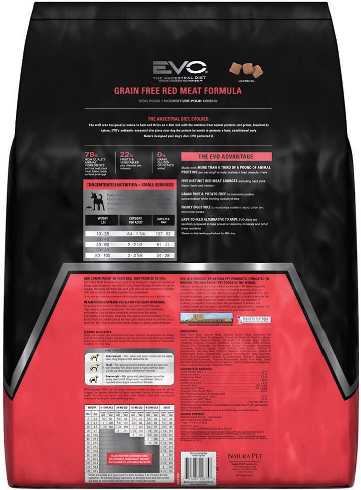 Evo grain sale free red meat