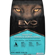 evo herring and salmon dog food