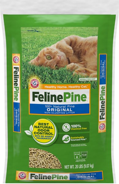 Feline Pine Original Non-Clumping Wood Cat Litter, 40-lb bag slide 1 of 10