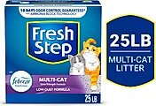 Fresh Step Multi-Cat Scented Clumping Clay Cat Litter, 25-lb box