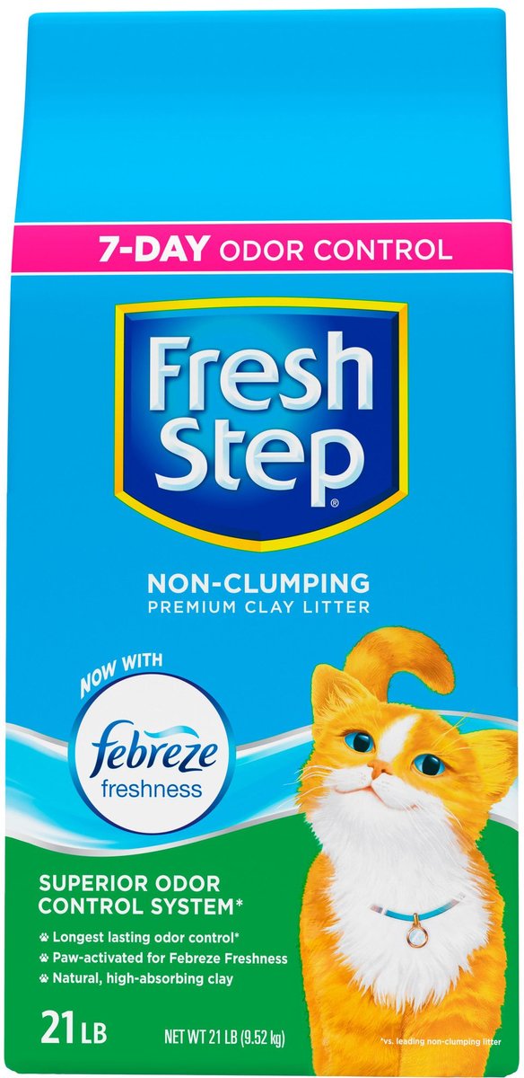 FRESH STEP Premium Scented Non Clumping Cat Litter 21 lb Chewy