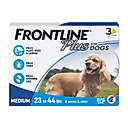 Frontline Plus Flea & Tick Spot Treatment for Medium Dogs, 23-44 lbs, 3 Doses (3-mos. supply)