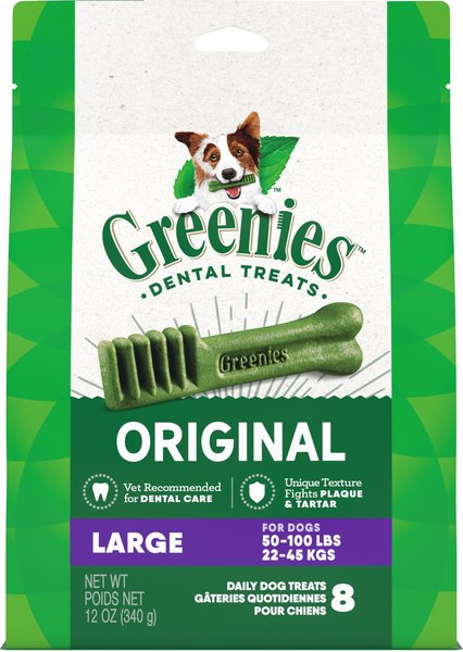 Greenies Large Dental Dog Treats, 8 count slide 1 of 9