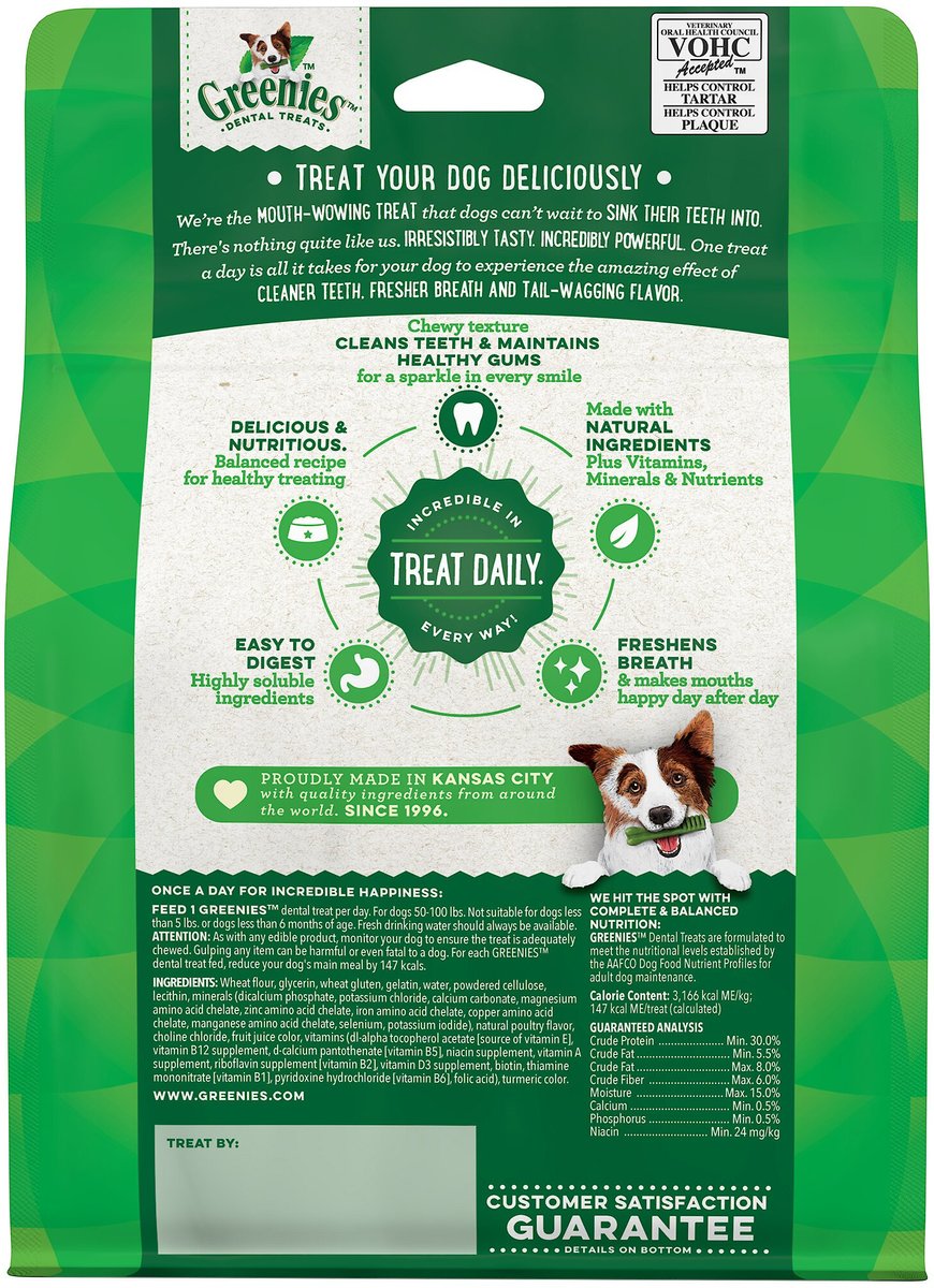 Greenies Large Dental Dog Treats