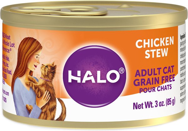 halo adult cat food