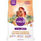 Halo Holistic Chicken & Chicken Liver Adult Dry Dog Food, 4-lb bag