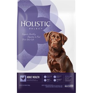 Holistic Select Adult Health Chicken Meal & Brown Rice Recipe Dry Dog Food, 15-lb bag