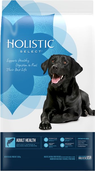 Holistic Select Adult Health Anchovy, Sardine & Salmon Meals Recipe Dry Dog Food, 30-lb bag slide 1 of 10