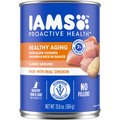 Iams ProActive Health Classic Ground with Slow Cooked Chicken & Rice Healthy Aging Senior Wet Dog Food, 13-oz, case of 12