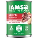 Iams ProActive Health Classic Ground with Lamb & Whole Grain Rice Adult Wet Dog Food, 13-oz, case of 12