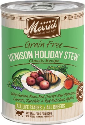 Merrick Grain-Free Venison Holiday Stew Canned Dog Food, slide 1 of 1