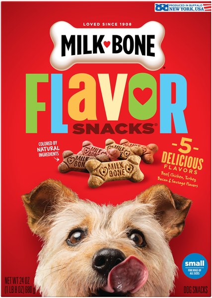 Milk-Bone Flavor Snacks Biscuit Small Dog Treats, 24-oz box slide 1 of 10