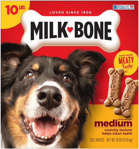 Milk-Bone Original Medium Biscuit Dog Treats, 10-lb box slide 1 of 11