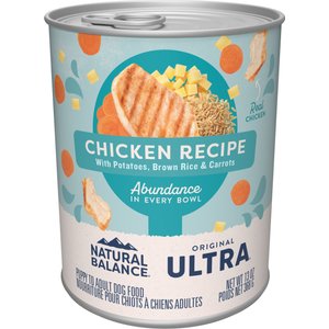 Natural Balance Original Ultra Chicken Recipe Wet Dog Food, 13-oz, case of 12