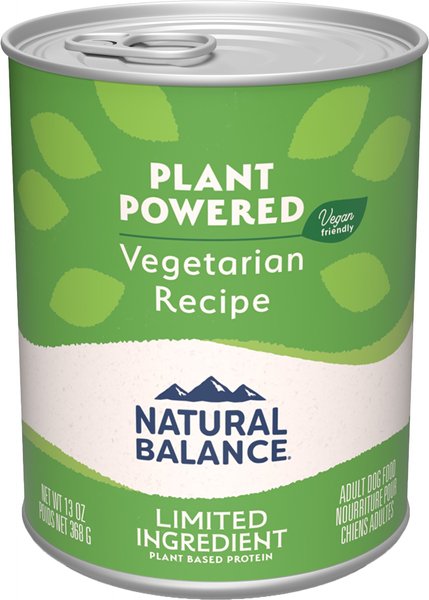 Natural Balance Vegetarian Formula Canned Dog Food, 13-oz, case of 12 slide 1 of 9