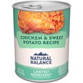 Natural Balance L.I.D. Limited Ingredient Diets Chicken & Sweet Potato Formula Grain-Free Canned Dog Food, 13-oz, case of 12