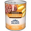 Natural Balance L.I.D. Limited Ingredient Diets Duck & Potato Formula Grain-Free Canned Dog Food, 13.2-oz, case of 12