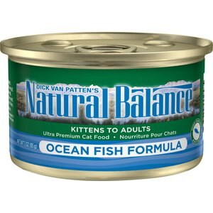 Natural Balance Ultra Premium Ocean Fish Formula Canned Cat Food, 3-oz, case of 24