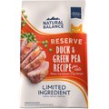 Natural Balance Limited Ingredient Reserve Grain Free Duck & Green Pea Recipe Dry Cat Food, 10-lb bag