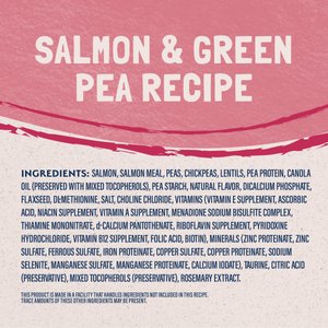 Natural Balance Limited Ingredient Grain-Free Salmon & Green Pea Recipe Dry Cat Food, 10-lb bag