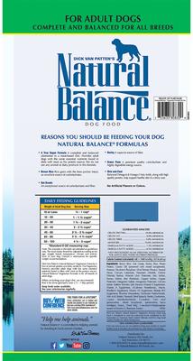 Show full view: Natural Balance Vegetarian Formula Dry Dog Food, 28-lb bag slide 3 of 7