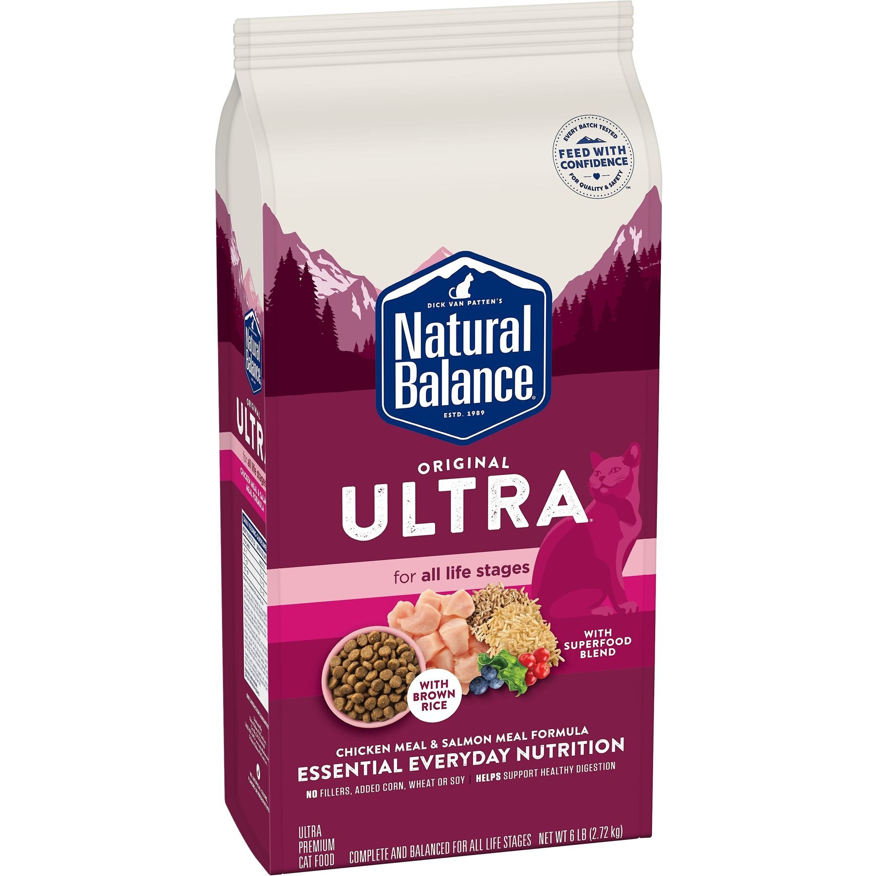 Natural Balance Original Ultra Chicken Meal & Salmon Meal Formula Dry Cat  Food, 15 lbs.