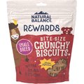 Natural Balance Rewards Crunchy Biscuits Small Breed with Real Bison Dog Treats, 8-oz bag