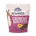 Natural Balance Rewards Crunchy Biscuits with Real Venison Dog Treats, 14-oz bag