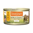 Instinct Original Real Chicken Recipe Grain-Free Pate Wet Cat Food, 3-oz can, case of 24