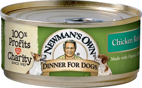 Newman's canned dog store food