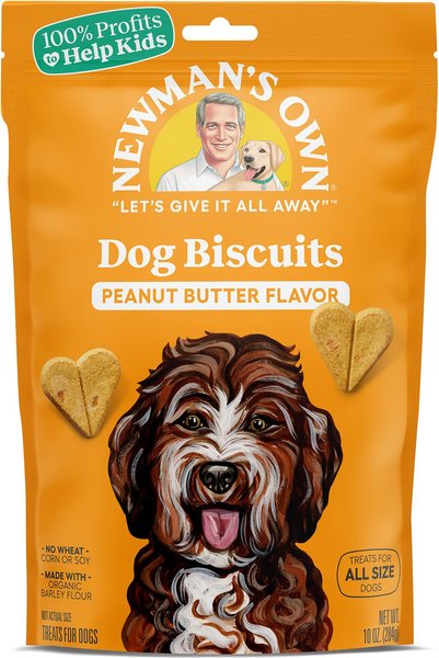 Newman's Own Peanut Butter Flavor Medium Size Dog Treats