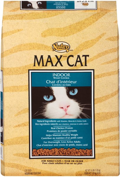 Discontinued NUTRO Max Indoor Weight Control Formula Dry Cat Food 16 lb bag Chewy