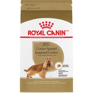 Royal Canin Breed Health Nutrition Cocker Spaniel Adult Dry Dog Food, 25-lb bag