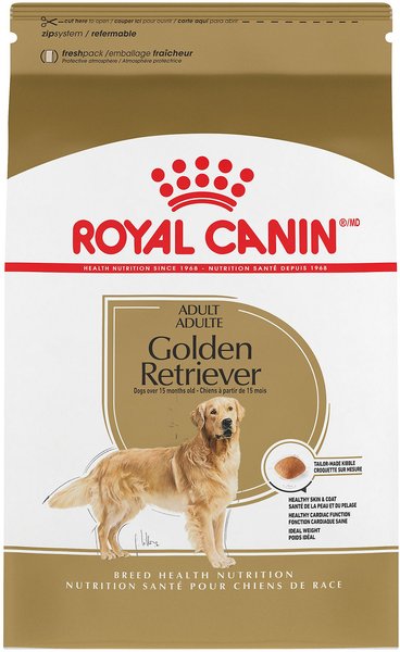 Royal Canin Breed Health Nutrition Golden Retriever Adult Dry Dog Food, 30-lb bag slide 1 of 8