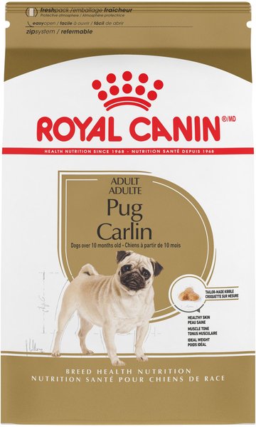 Royal Canin Breed Health Nutrition Pug Adult Dry Dog Food, 10-lb bag slide 1 of 7