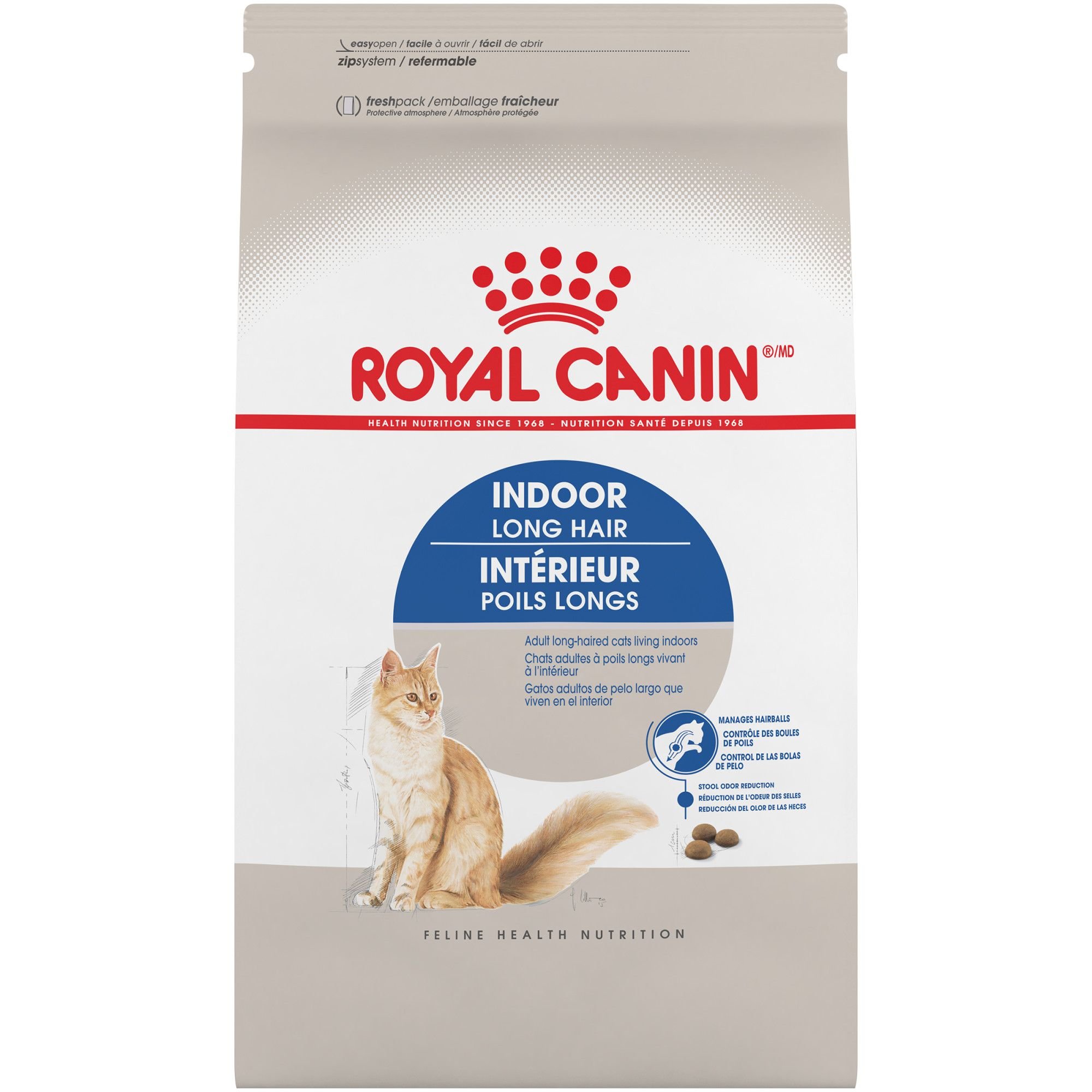 ROYAL CANIN Feline Health Nutrition Indoor Long Hair Adult Dry Cat