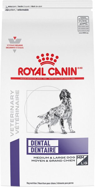 Communicatie netwerk gastheer gevangenis ROYAL CANIN VETERINARY DIET Adult Dental Medium & Large Breed Dry Dog Food,  7.7-lb bag - Chewy.com