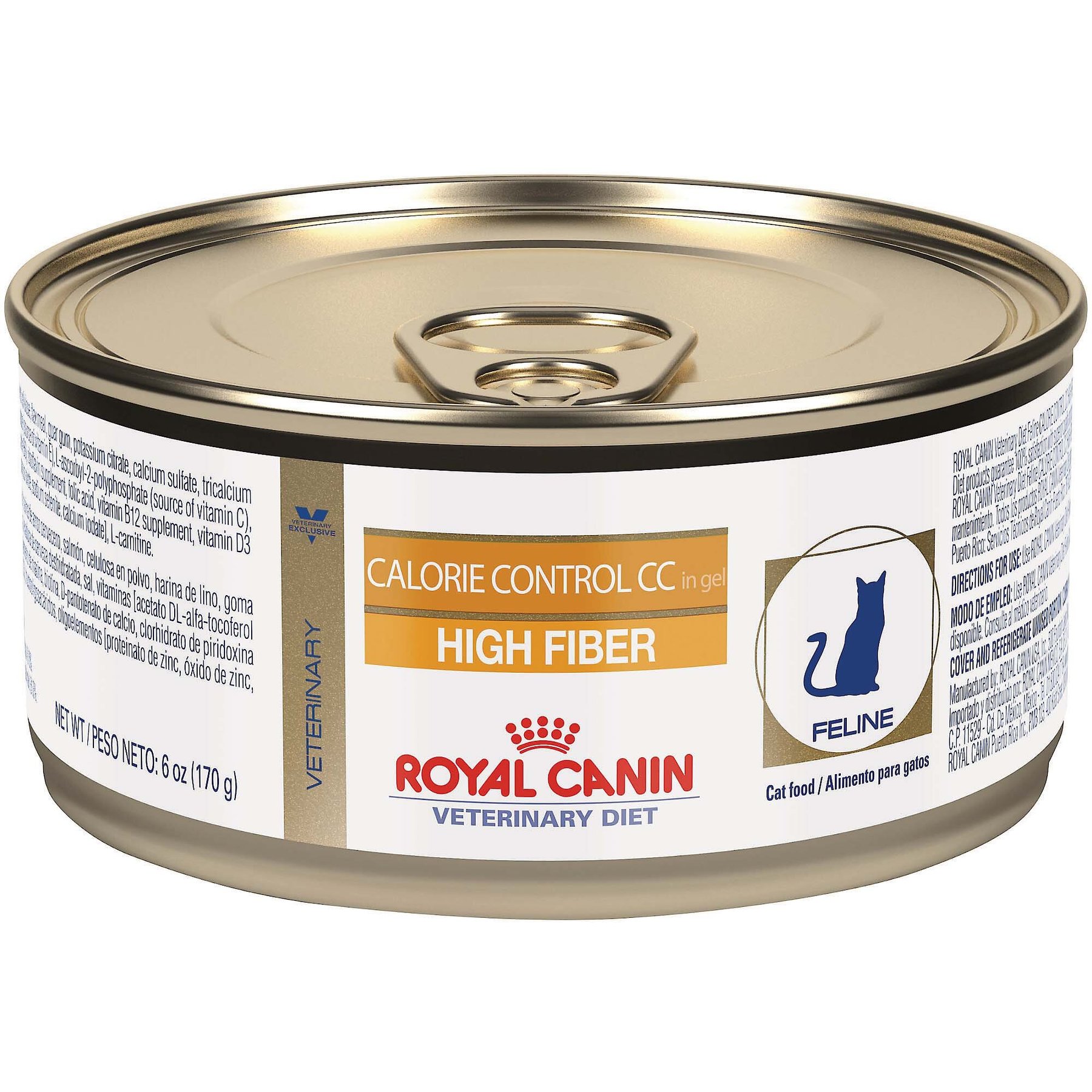 ROYAL CANIN VETERINARY DIET Calorie Control CC High Fiber Formula Canned  Cat Food, 6-oz, case of 24 - Chewy.com