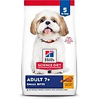 Hill's Science Diet Adult 7+ Small Bites Chicken Meal, Barley & Rice Recipe Dry Dog Food, 5-lb bag