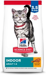 Hill's Science Diet Adult Indoor Chicken Recipe Dry Cat Food, 3.5-lb bag